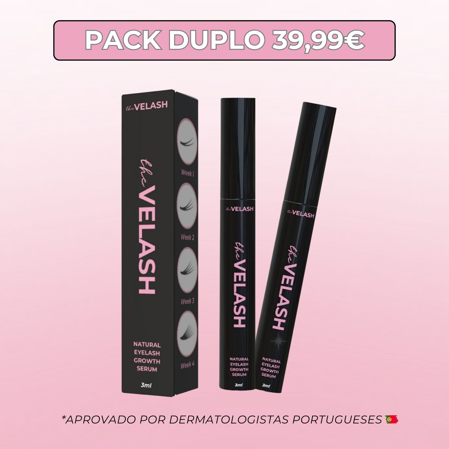 Sérum de Crescimento de Pestanas theVELASH